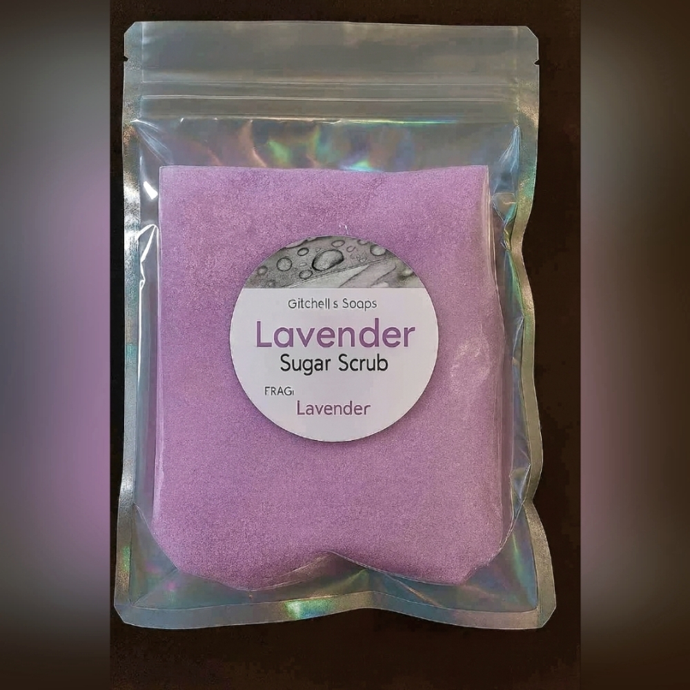 Handcrafted Lavender body scrub 4 oz NWT - Picture 2 of 2